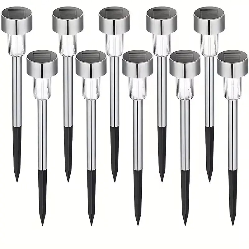 Solar outdoor garden stake lights