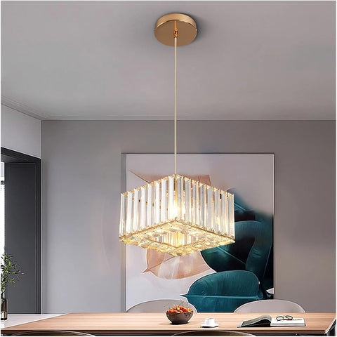 Modern Crystal Flush Mount Ceiling Light with Gold & Black Finish and Ceiling Lights