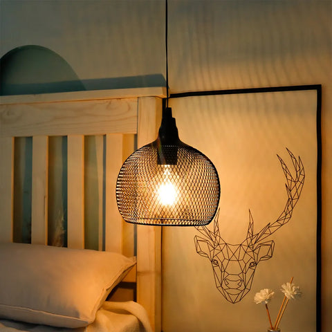 New Design Battery Powered Portable Mobile Pendant Light For Bedroom Dining Room Patio Metal Hanging Light With Timer Function