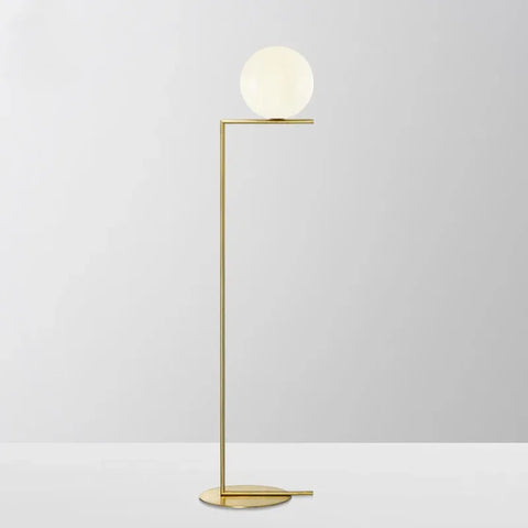 Nordic Glass Floor Lamp Ball Light for Living Room Sofa Bedroom Study Living Room Home Gold Designer Floor Lamp