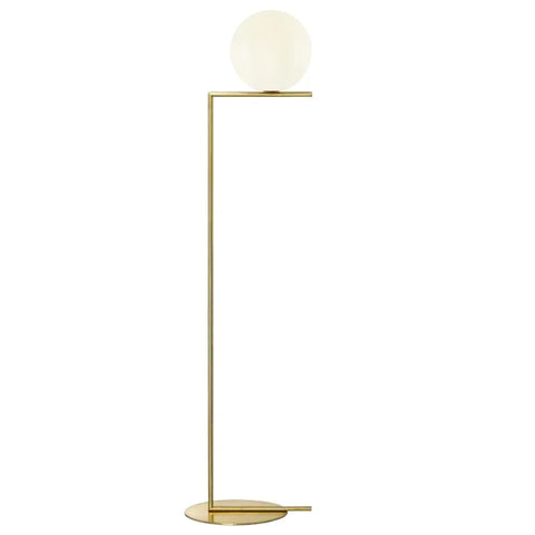 Nordic Glass Floor Lamp Ball Light for Living Room Sofa Bedroom Study Living Room Home Gold Designer Floor Lamp
