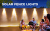 (2 Pack) Solar Wall Lights Solar Fence Lights Outdoor Waterproof Solar Deck Lights for Post Yard Pathway