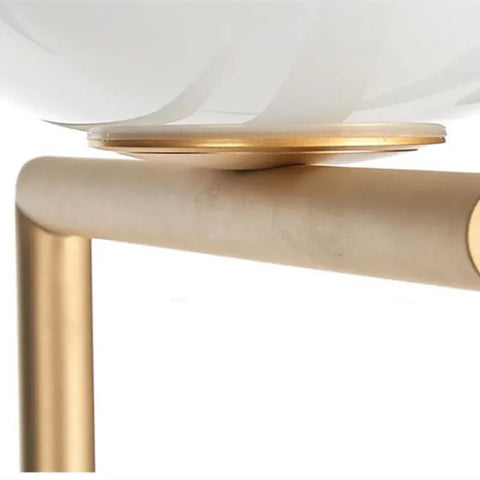 Nordic Glass Floor Lamp Ball Light for Living Room Sofa Bedroom Study Living Room Home Gold Designer Floor Lamp