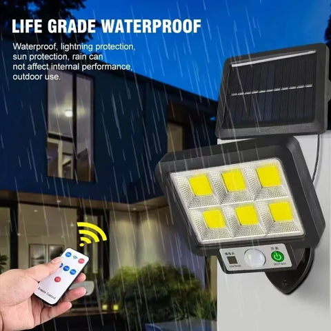 Waterproof Motion Sensor Garden Street Lighting Solar Wall Light