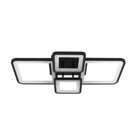 Modern LED Ceiling Light,54W Dimmable Ceiling Light with Remote Control Ceiling Lamp for Living Room Kitchen