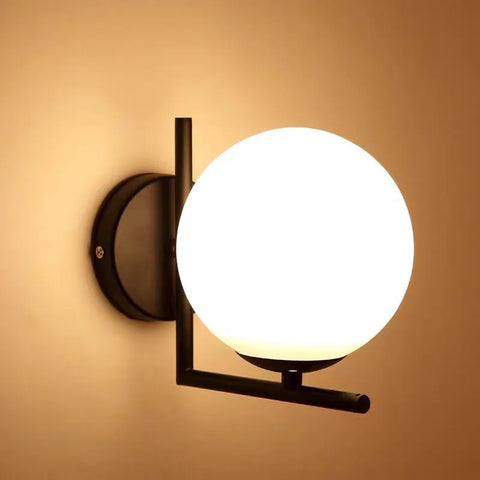 Nordic Glass Floor Lamp Ball Light for Living Room Sofa Bedroom Study Living Room Home Gold Designer Floor Lamp