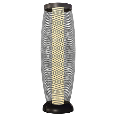 Outsunny Garden Solar Lamp, 71.5 cm Tall Metal Floor Lamp, Auto On/Off LED Solar Garden Light with Metal Wire Shade, IP44