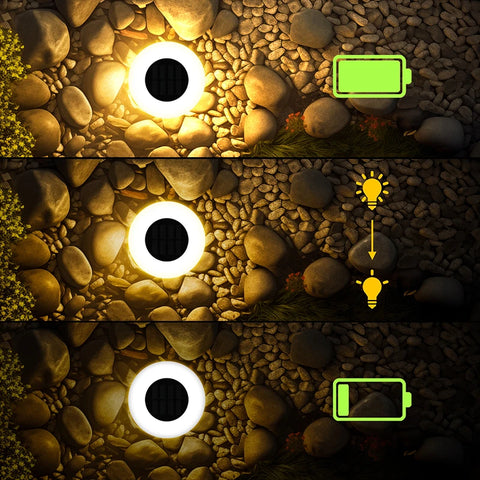 (4 Pack) Solar Decking Lights | Upgraded 14LEDs