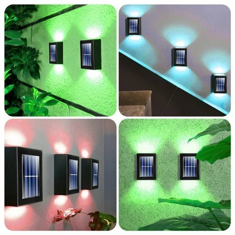 outdoor solar wall lights