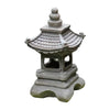 Solar Powered Pagoda Statue Outdoor Decor Flickering LED Light - Solightify