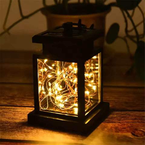 solar lanterns hanging outdoor