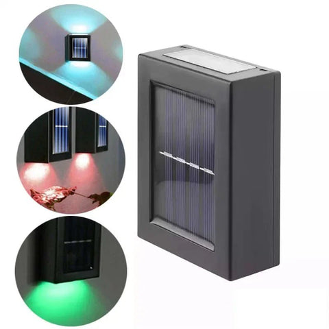 solar outdoor wall lights