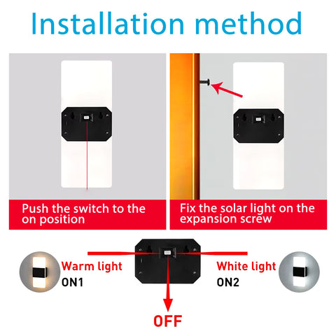 solar outdoor wall lights with sensor