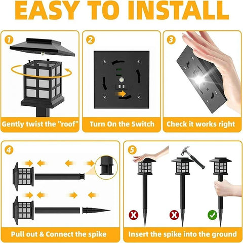 solar powered garden lights