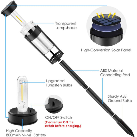solar powered garden lights uk