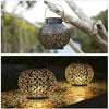 solar powered hanging lantern