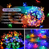 waterproof outdoor solar string lights