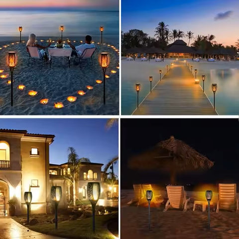 waterproof solar garden lights