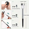 (10 Pack) Solar Outdoor Garden Lights Waterproof Pathway Stake Lights - Solightify
