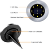 (4 Pack) Solar Ground Deck Waterproof Powered Garden Driveway Lights (Warm White) - Solightify