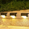 (4 Pack) Waterproof Solar Decking Lights | Garden Path Lights for Winter - Solightify