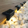 (4 Pack) Waterproof Solar Decking Lights | Garden Path Lights for Winter - Solightify