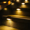 (4 Pack) Waterproof Solar Decking Lights | Garden Path Lights for Winter - Solightify
