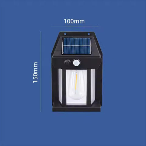 (4 Pack)Waterproof Solar Power Motion Sensor Security Lights | Outdoor Garden PIR Motion Sensor Wall Lamps - Solightify