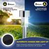 solar garden outdoor stake lights