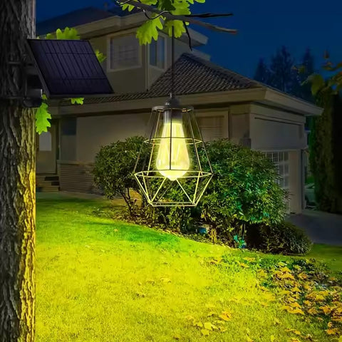 Solar Pendant Lights Indoor and Outdoor Super Bright IP65 Waterproof Solar Shed Lights for Bedroom Living Room Garden Garage