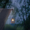 Indoor Bedside Hanging Light Cordless Battery Light Industrial Pendants Metal Mesh Lampshade Light With Hook