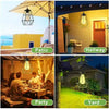 Solar Pendant Lights Indoor and Outdoor Super Bright IP65 Waterproof Solar Shed Lights for Bedroom Living Room Garden Garage