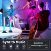 RGB LED Desktop Floor Lamp Light Bars Night Light Music Rhythm Atmosphere Lights Backlight for Gaming TV Room Decoration Lamp
