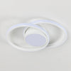 LED Ceiling Light 40cm Diameter,42W Modern Round Ceiling Lamp 4800lm,Cool White 6500K,White Ceiling Light for Living Room Dining