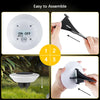 (4 Pack) Solar Decking Lights | Upgraded 14LEDs