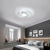 LED Ceiling Light 40cm Diameter,42W Modern Round Ceiling Lamp 4800lm,Cool White 6500K,White Ceiling Light for Living Room Dining