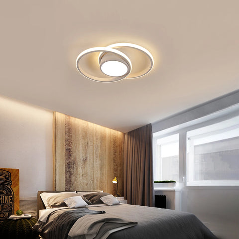LED Ceiling Light,Round Ceiling Lamp 42W 4800LM,Modern Ceiling Light Fixture for Hallway Bedroom Bathroom Kitchen Living Room