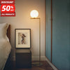 Nordic Glass Floor Lamp Ball Light  for Living Room Sofa Bedroom Study Living Room Home Gold Designer Floor Lamp