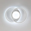 LED Ceiling Light 40cm Diameter,42W Modern Round Ceiling Lamp 4800lm,Cool White 6500K,White Ceiling Light for Living Room Dining