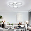 Modern LED Ceiling Light,5400LM 48W Round Ceiling Lamp,White Acrylic Metal Ceiling Light for Living Room,Bedroom,6500K