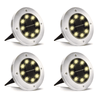 solar ground deck lights lights waterproof outdoor garden