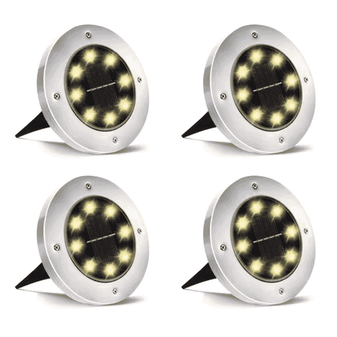 solar ground deck lights lights waterproof outdoor garden