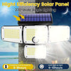 Solar motion sensor waterproof security light