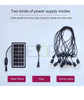 IP44 waterproof festoon lights hanging outdoors in wet weather