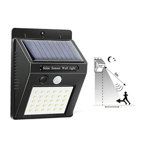 LumaSafe Outdoor Motion Sensor Solar Security Light - Solightify