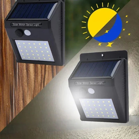 LumaSafe Outdoor Motion Sensor Solar Security Light - Solightify