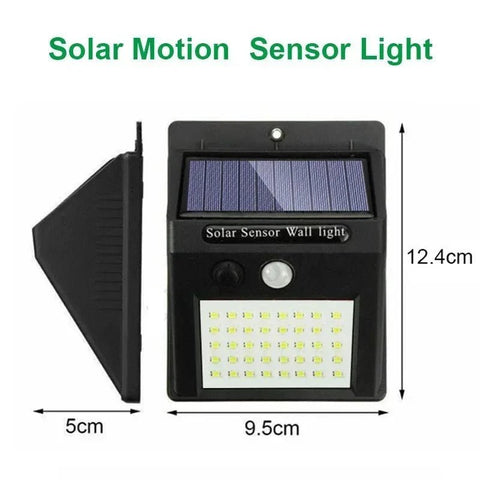 LumaSafe Outdoor Motion Sensor Solar Security Light - Solightify