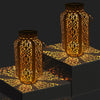 Moroccan Solar Powered Retro Outdoor Hanging Lantern Waterproof Light for Garden and Patio (1 Pack) - Solightify