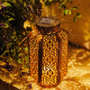 Moroccan Solar Powered Retro Outdoor Hanging Lantern Waterproof Light for Garden and Patio (1 Pack) - Solightify