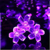 Solar Powered Flower Fairy Lights for Garden – Waterproof Outdoor String Lights - Solightify